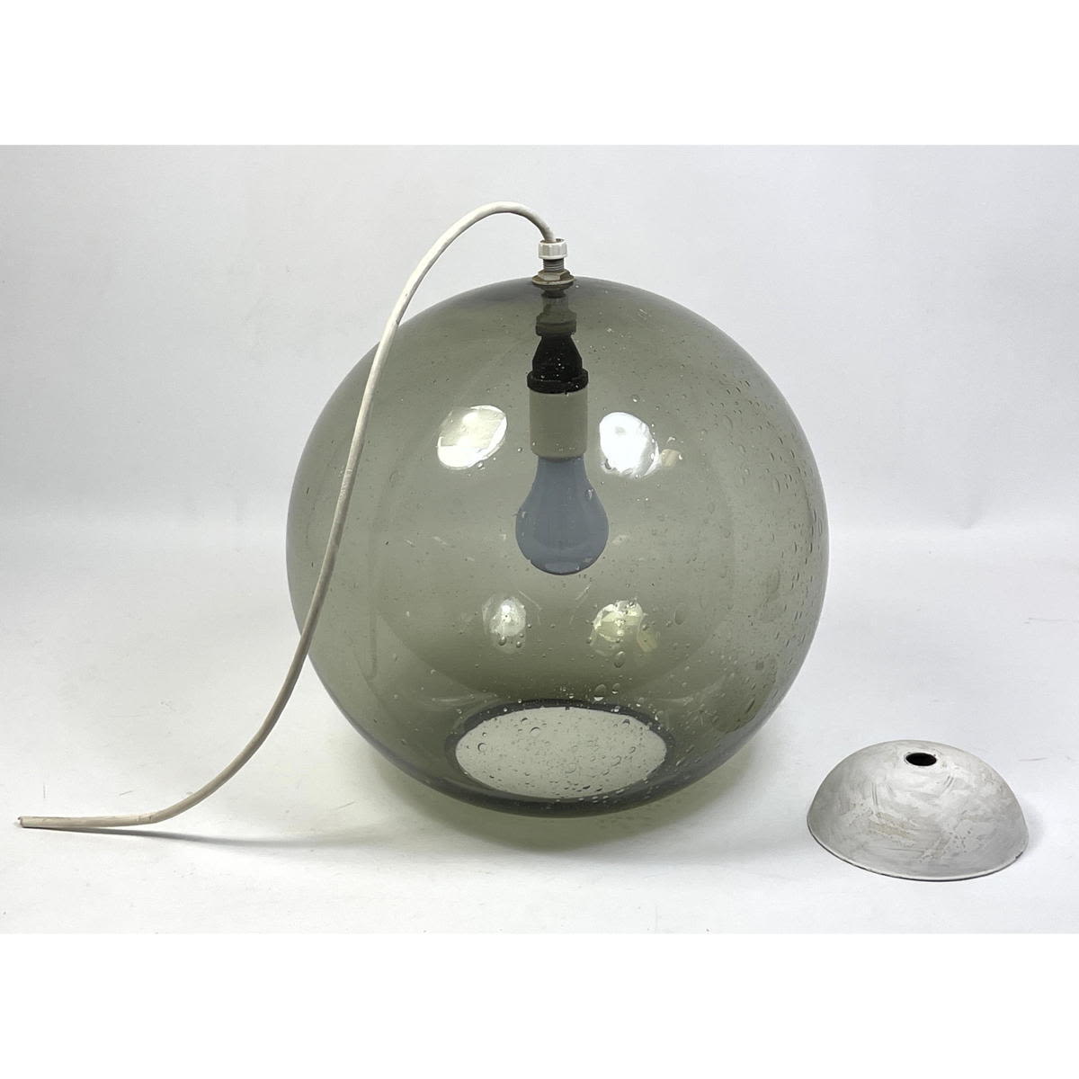 Gray Bubble Glass Ball Shade Hanging 2b8330