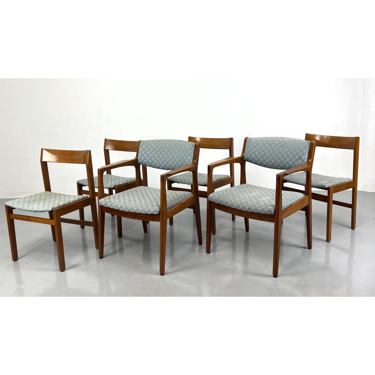 6 Danish Modern Dining Chairs  2b854e