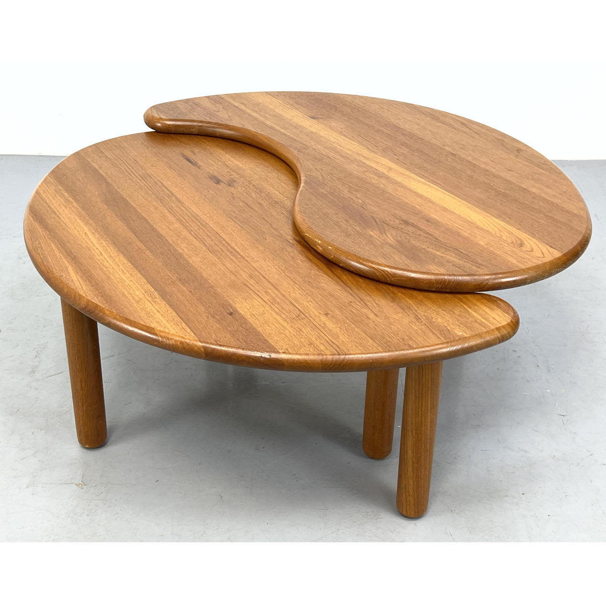 Danish Modern Teak Yin Yang Coffee