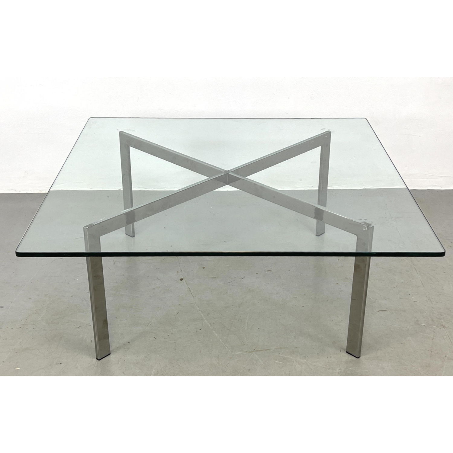 Knoll Style coffee table Chrome 2b8628