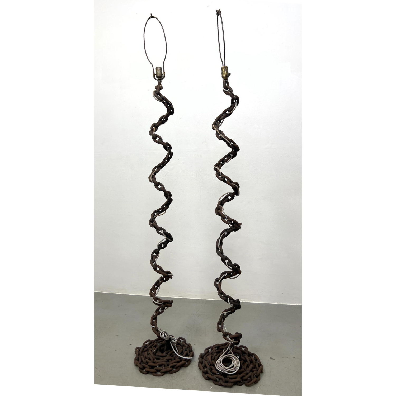 Pair Franz West Style Chain Link 2b863d