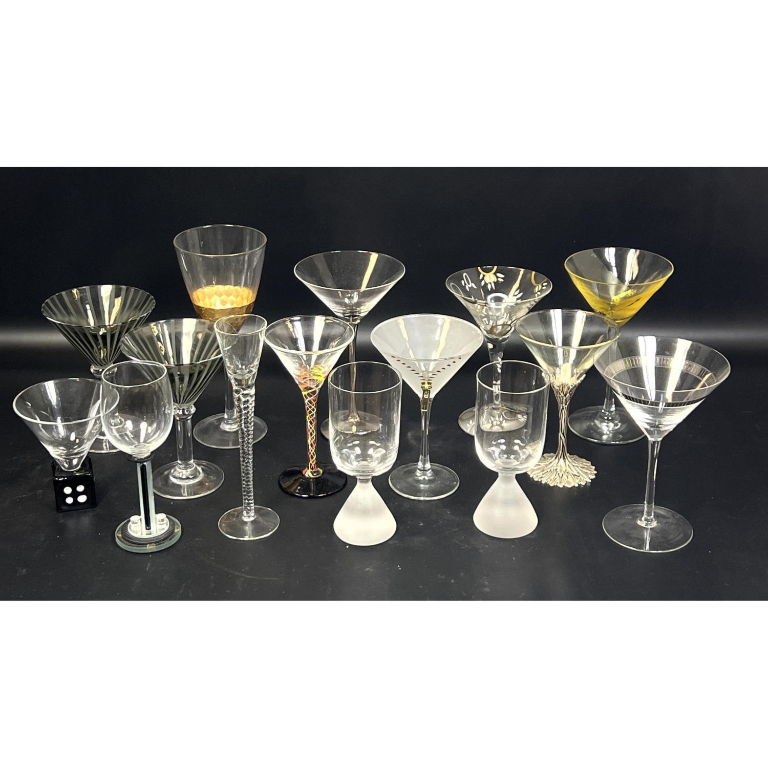 Collection 15 Art Glass Glasses