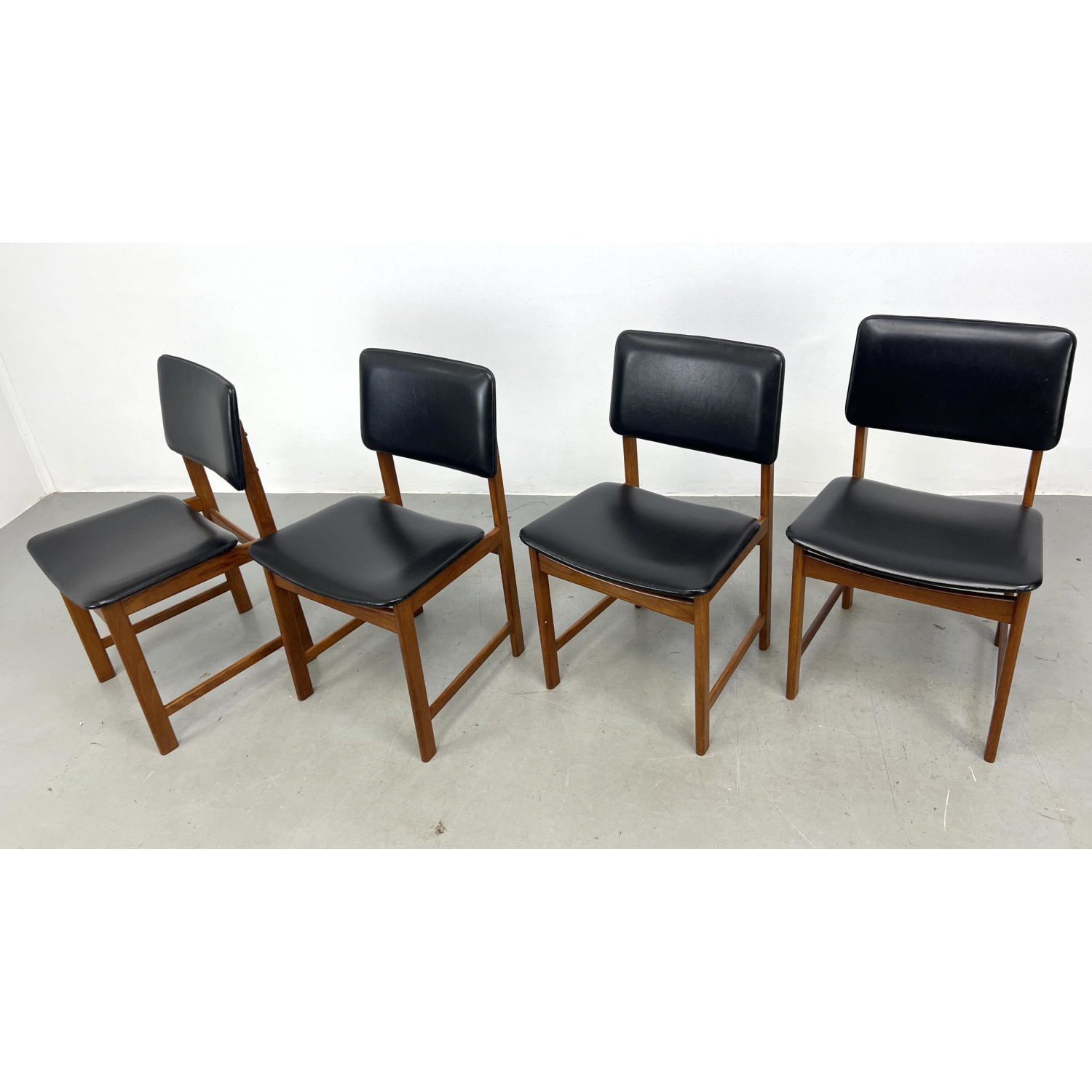 Set 4 Danish Modern Teak Side Dining 2b86e9