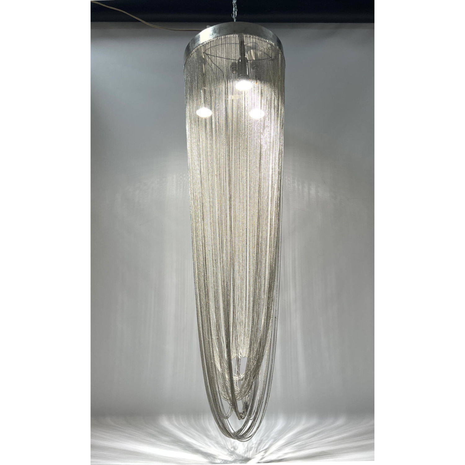 Modernist Chandelier with Metal 2b870a