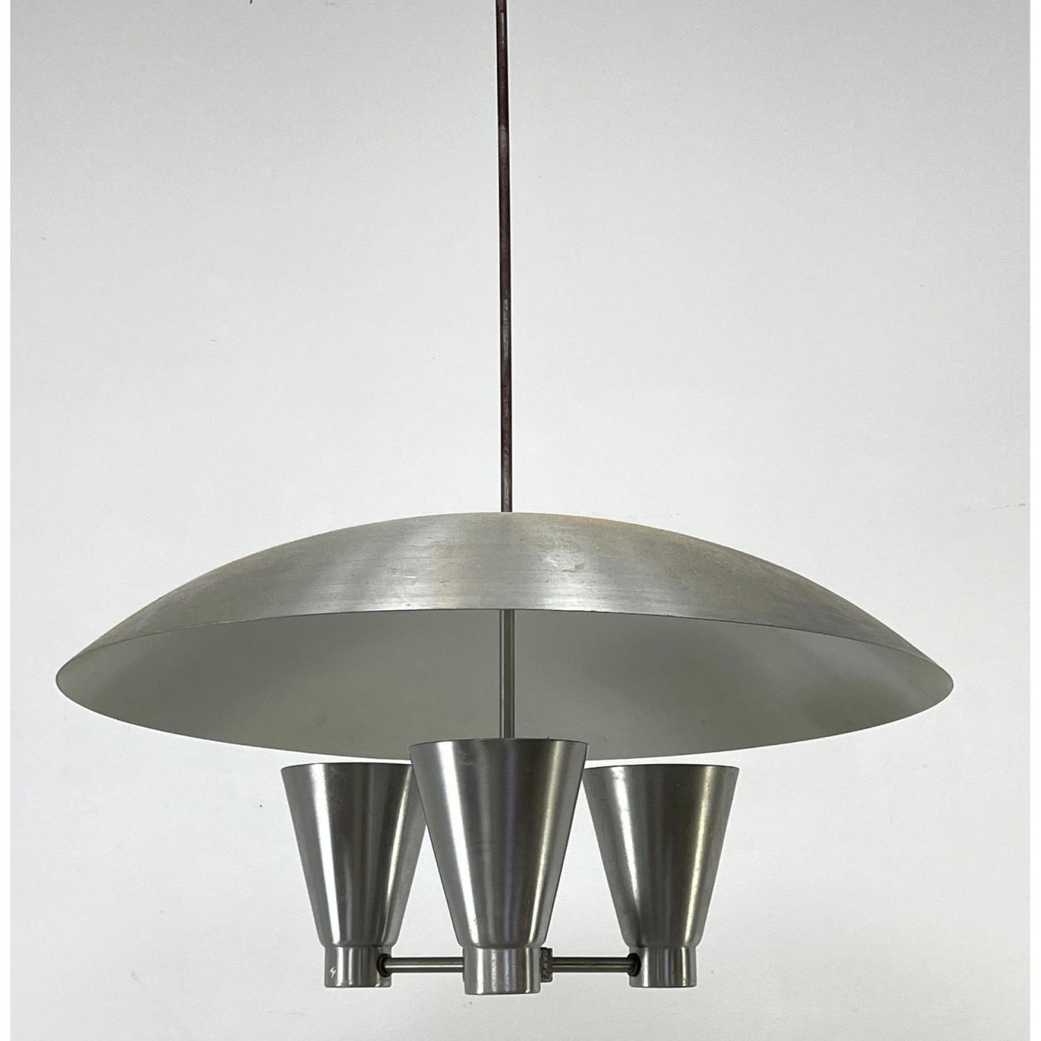 Stainless Steel Saucer Shade Chandelier  2b870e