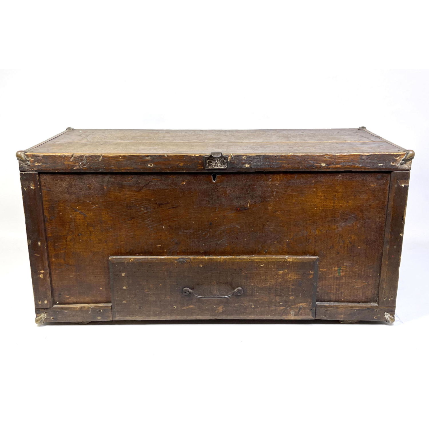 Antique Wood Trunk Chest Pull 2b8800