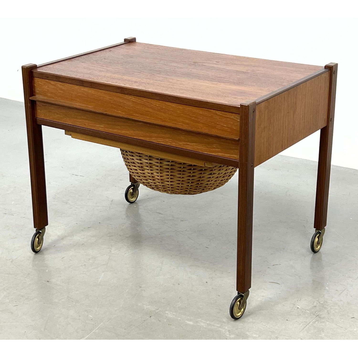 Danish Modern Teak Sewing Stand