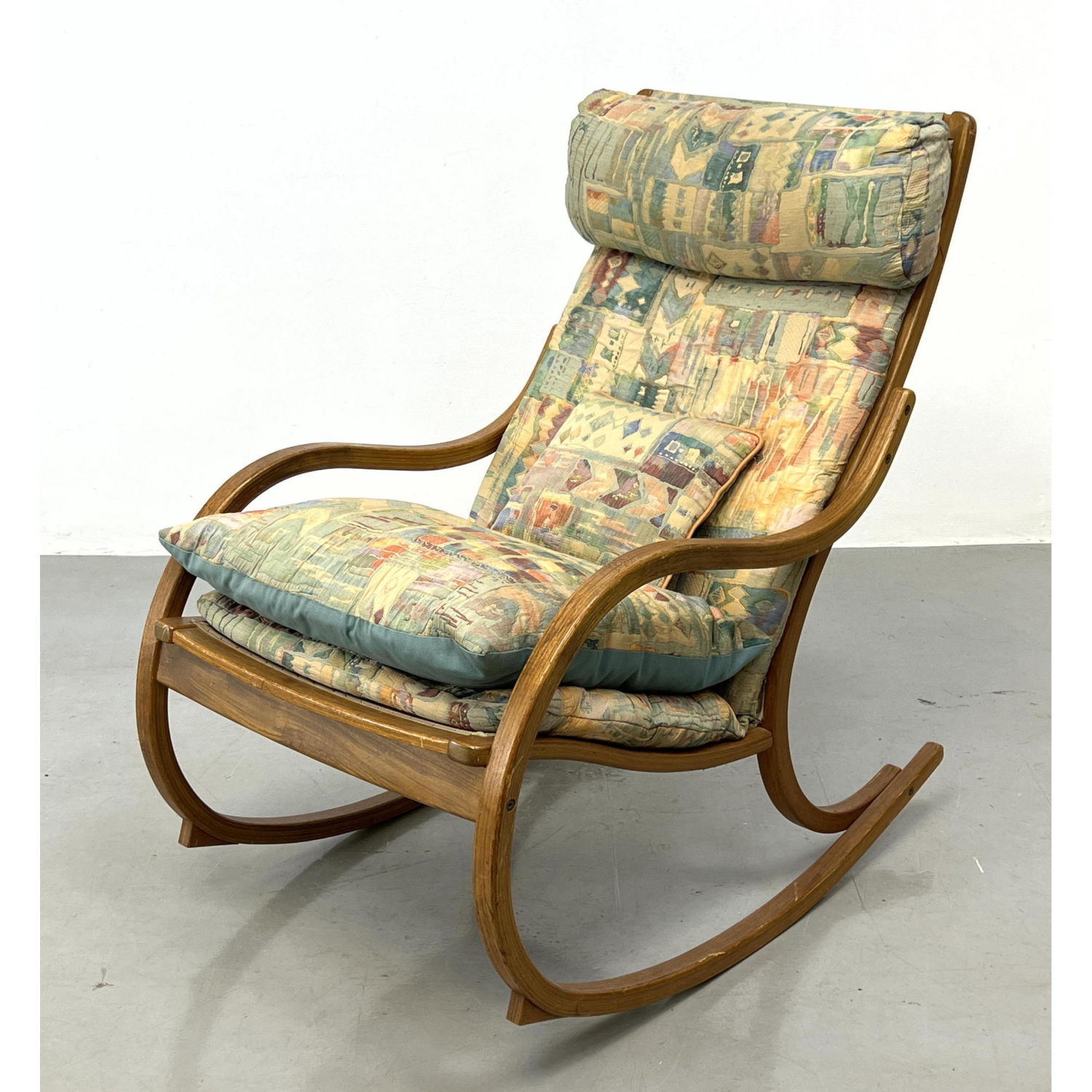 Modernist Wood Rocker Rocking Chair  2b8828