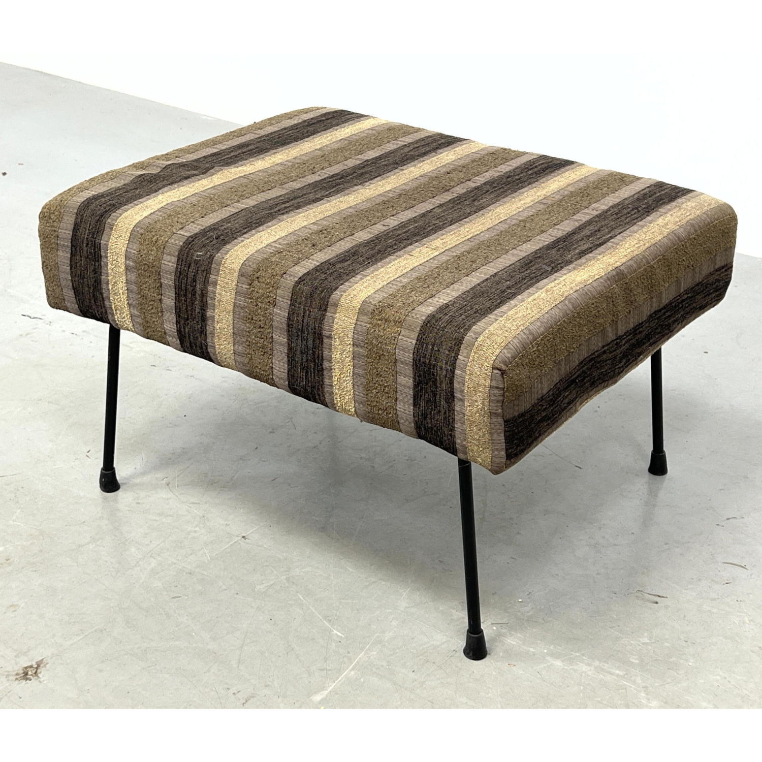 Hairpin Iron Bench Stool Striped 2b8849