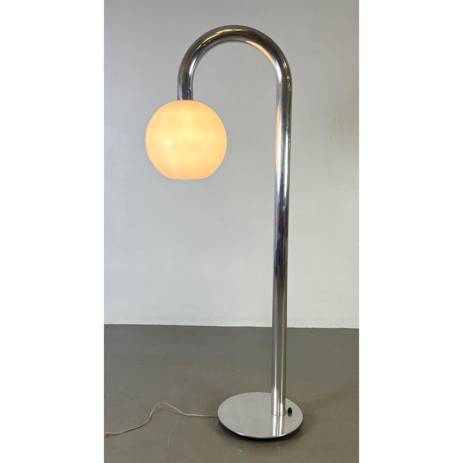 Chrome Arched Arm Floor Lamp Plastic 2b88a3