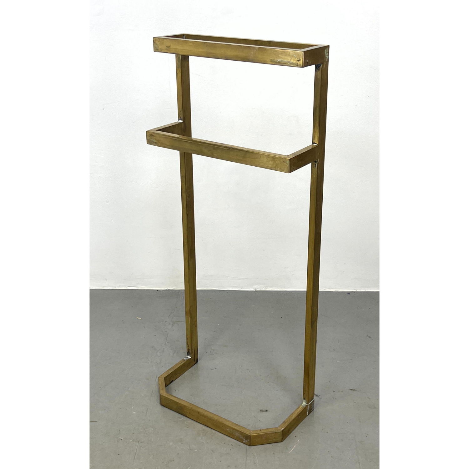 Brass Towel Bar Stand. Bathroom