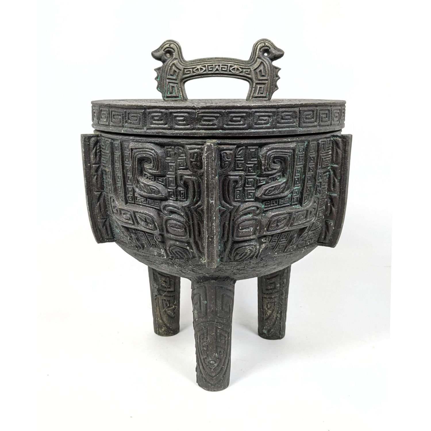 Asian style Metal Tribal Ice Bucket  2b88f2