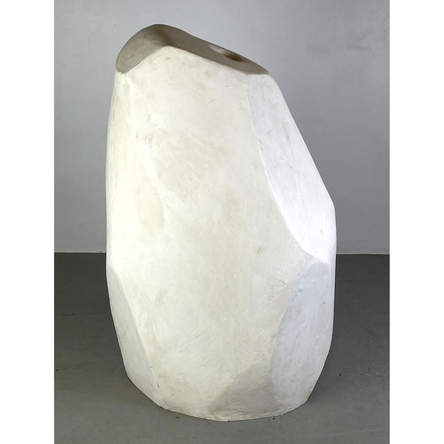 Large Cast Plaster Sculptural Form 2b89cc