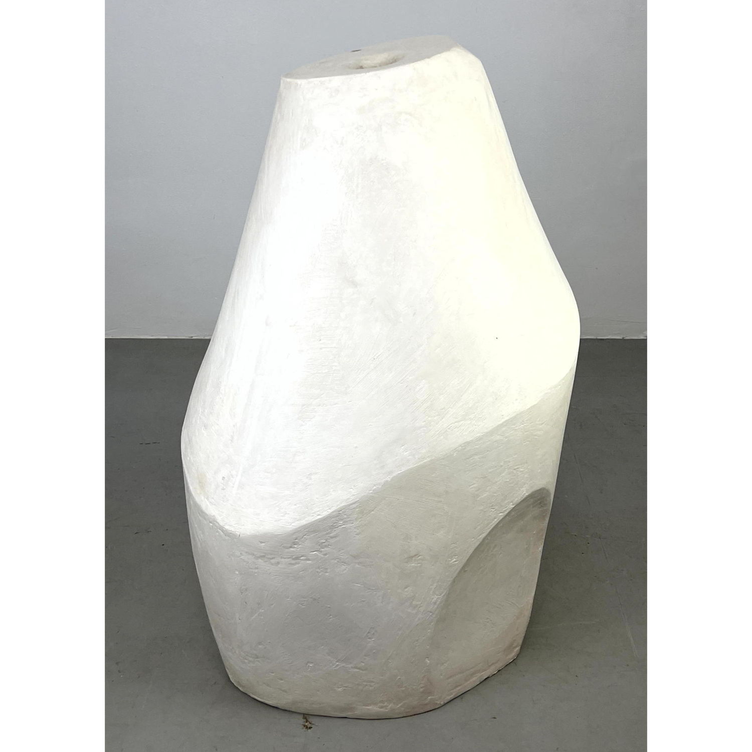 Large Cast Plaster Sculptural Form 2b89ce