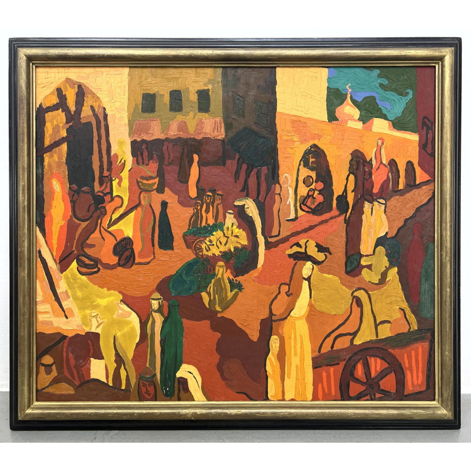 SELIM Moroccan Modernist Painting  2b89de