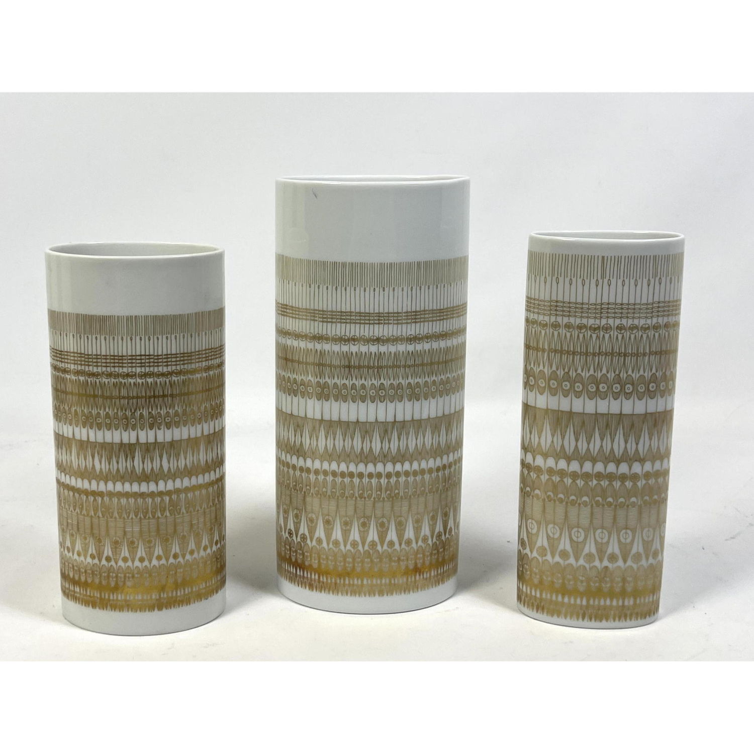 3pc HANS THEO BAUMANN Porcelain