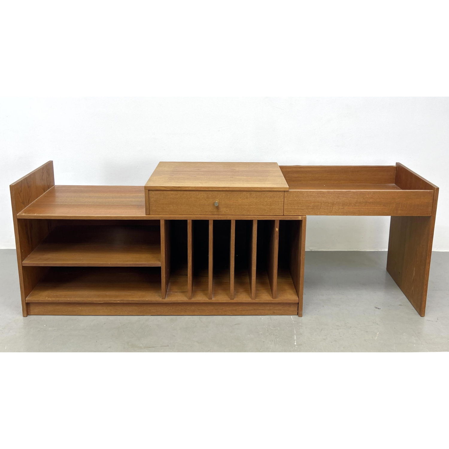 Danish Modern Teak Modular Office Unit.