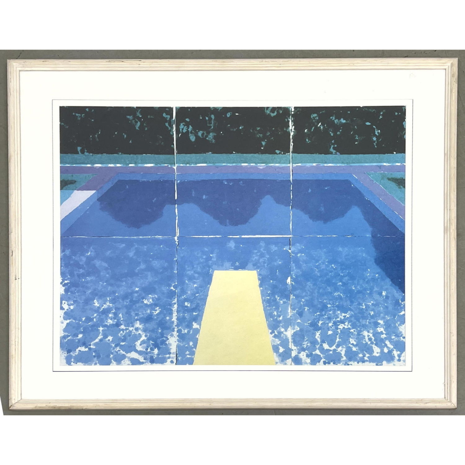 David Hockney swimming pool lithograph 2b8b0c