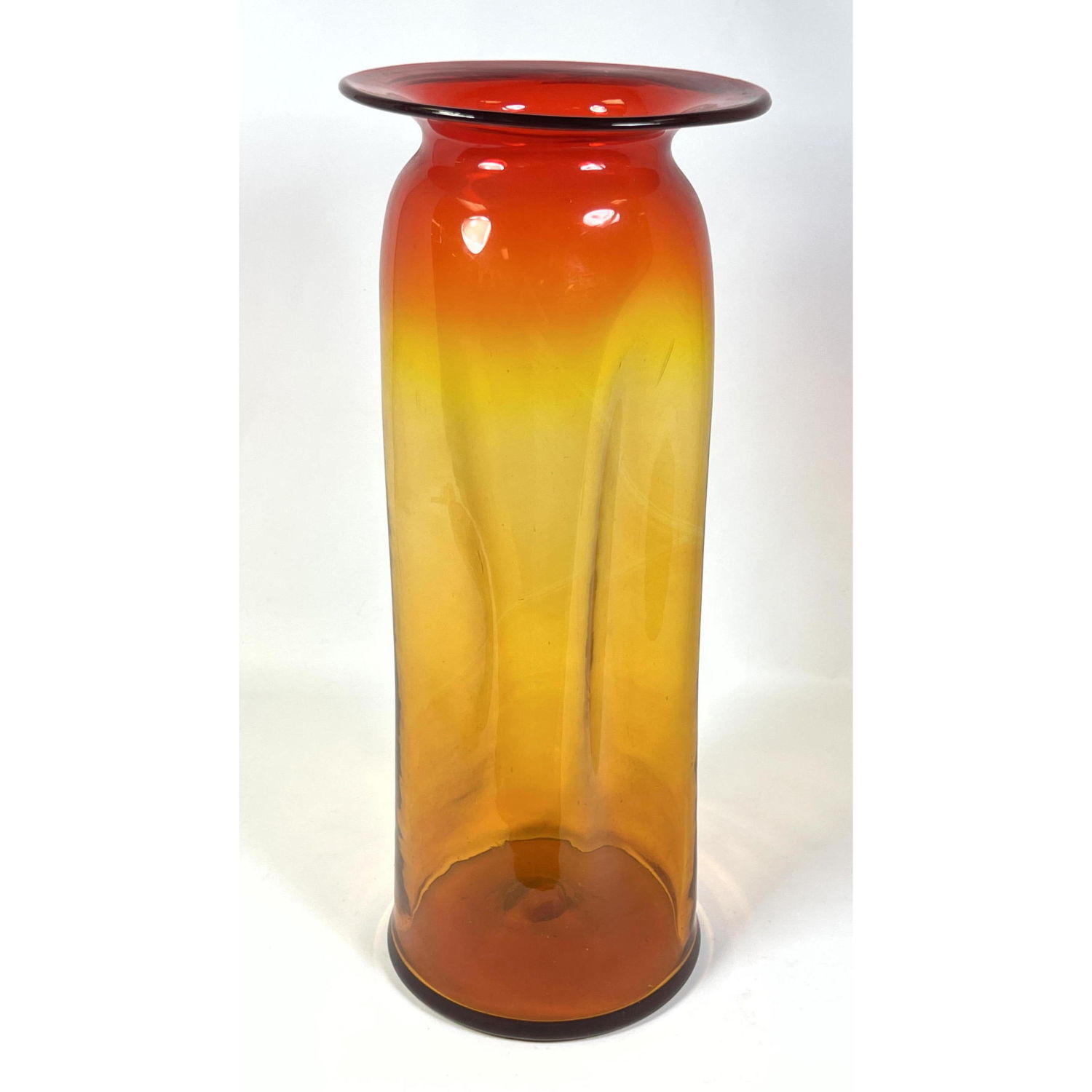 BLENKO Art Glass Vase with Wide