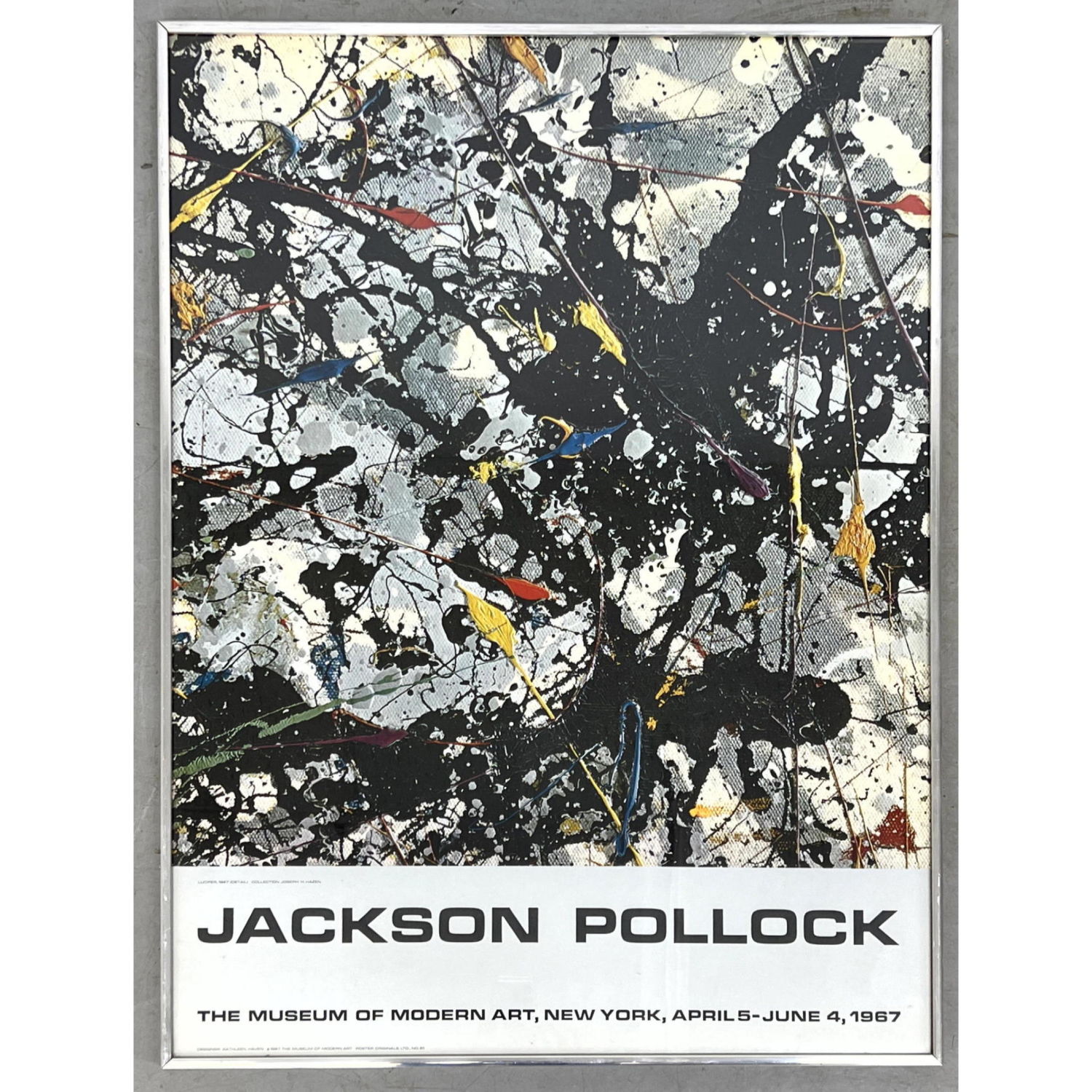 JACKSON POLLOCK Original exhibition