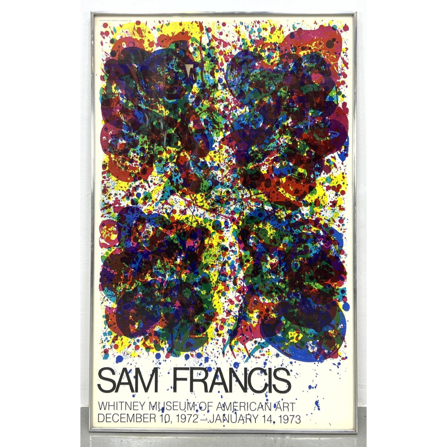 SAM FRANCIS Original exhibition 2b8c46