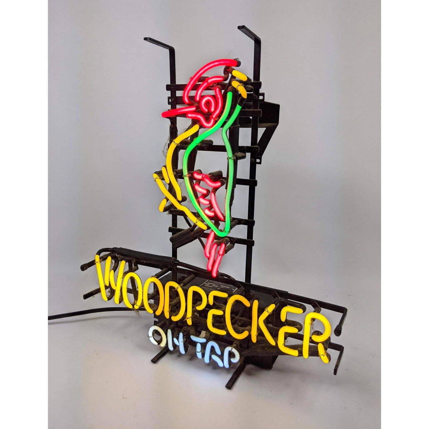 Neon Bar Advertising Sign WOODPECKER 2b8c56