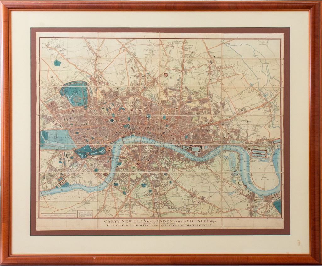 CARY'S NEW MAP OF LONDON & ITS