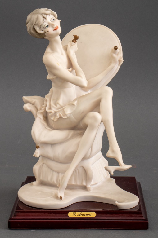 GIUSEPPE ARMANI LADY ON CHAIR PORCELAIN