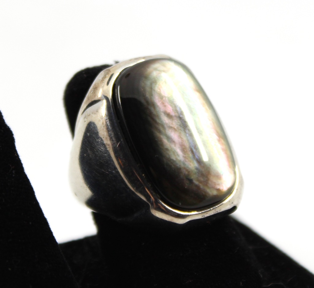 MILOR STERLING SILVER AND ABALONE