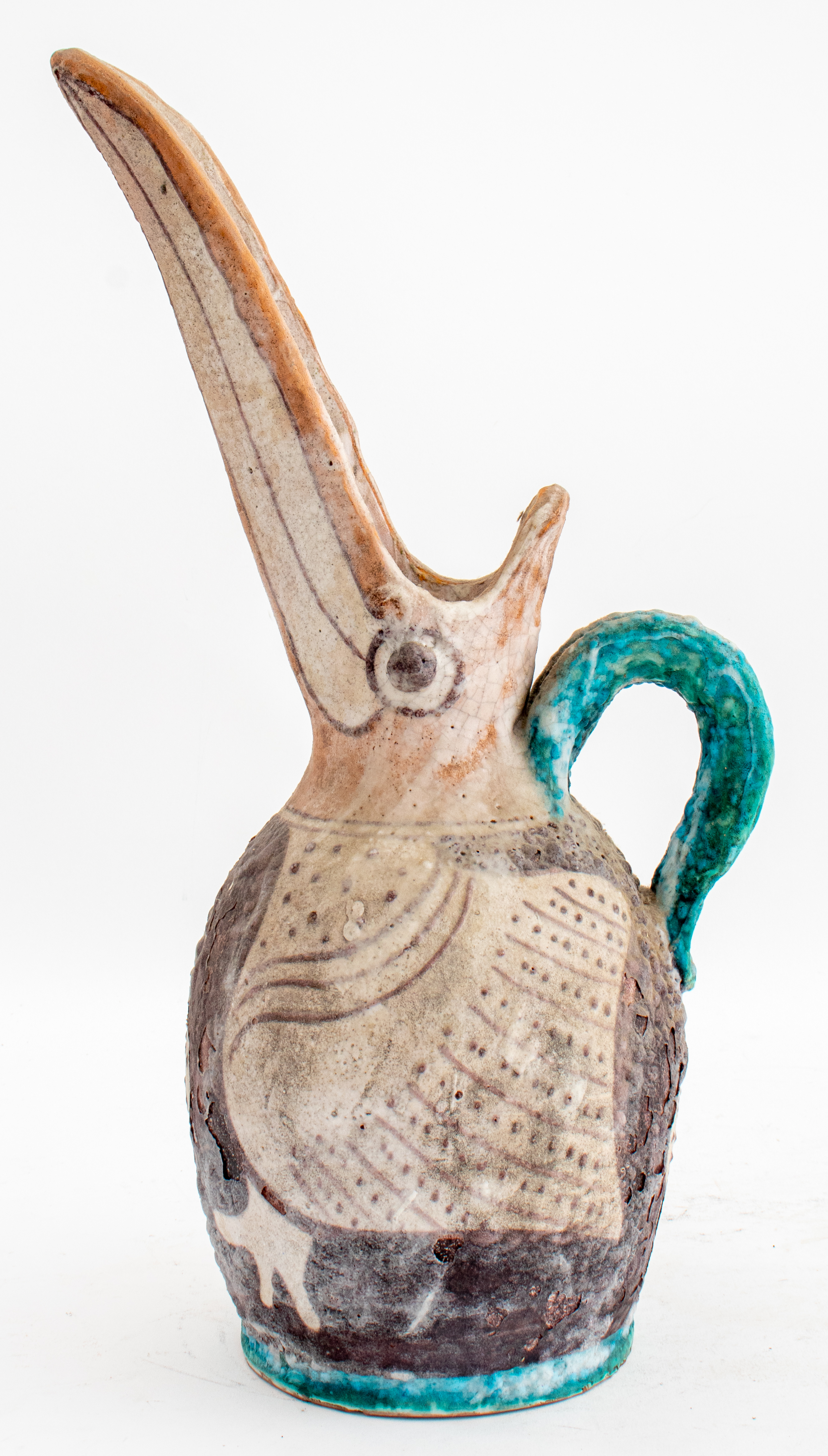 SELIMENE ITALIAN GLAZED CERAMIC PELICAN