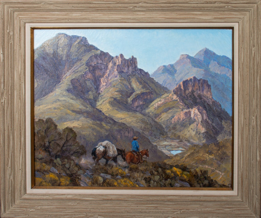 BILL FREEMAN THE ADVENTURER OIL ON