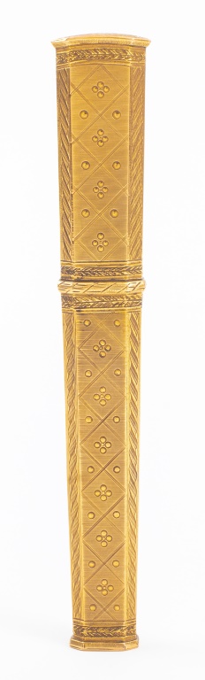 FRENCH EMPIRE 18K YELLOW GOLD ETUI 2bb588