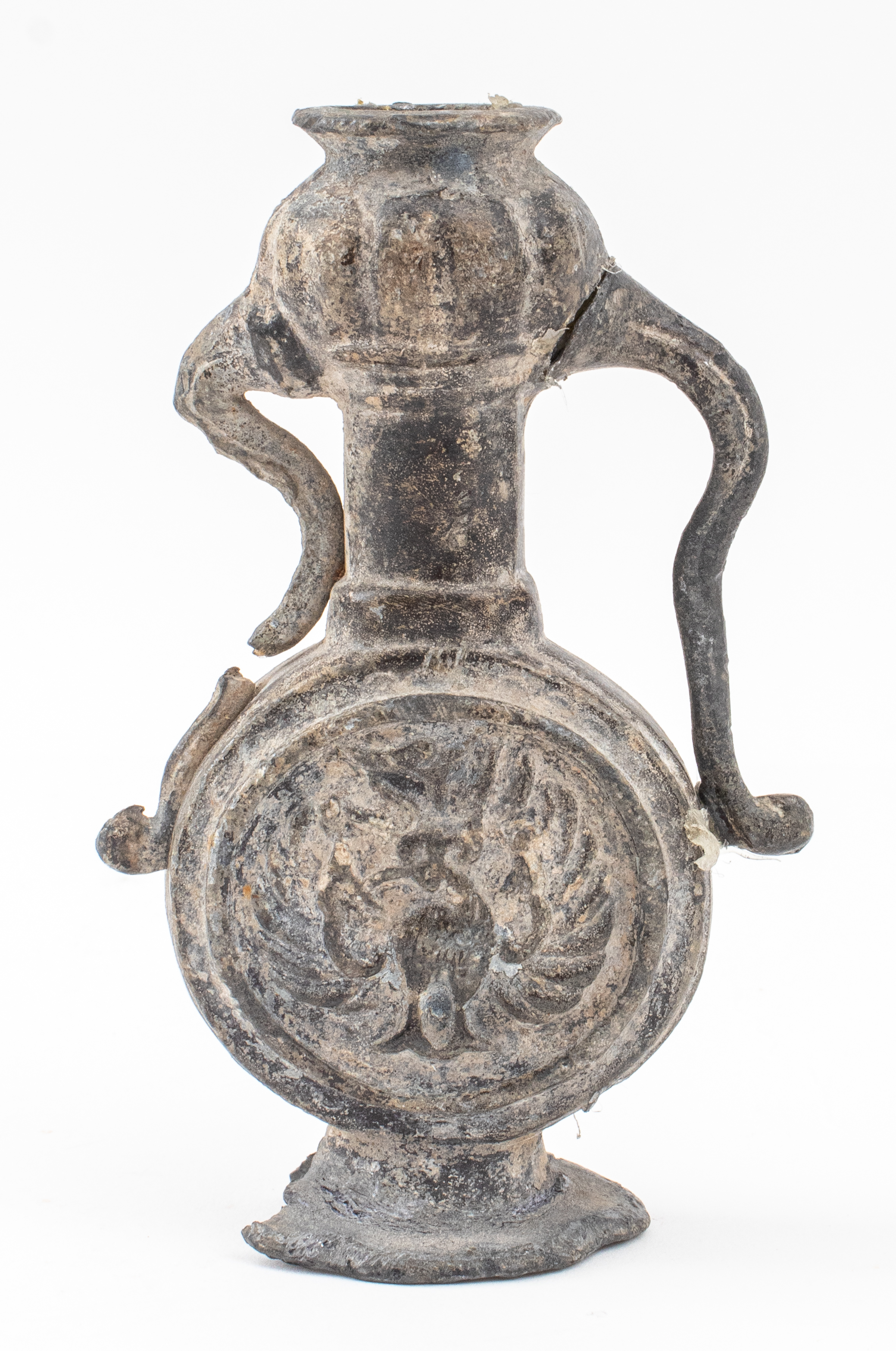 ANCIENT HELLENISTIC AMPHORA MOON FLASK