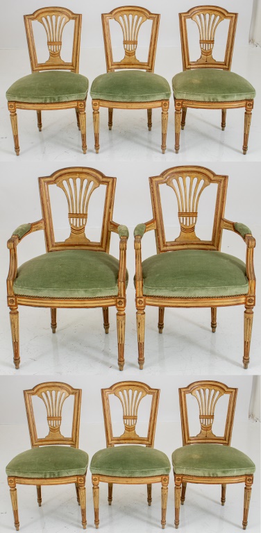 LOUIS XVI STYLE DINING CHAIRS  2bb5f2