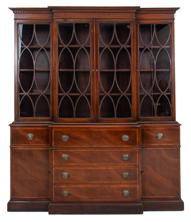 GEORGE III STYLE LIBRARY BOOKCASE 2bb64a