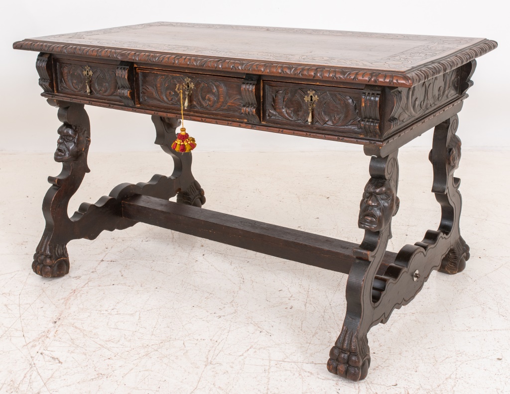 SPANISH RENAISSANCE STYLE CARVED 2bb648