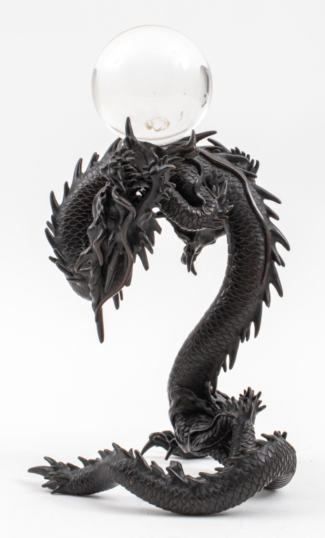 JAPANESE BRONZE DRAGON CRYSTAL 2bb652