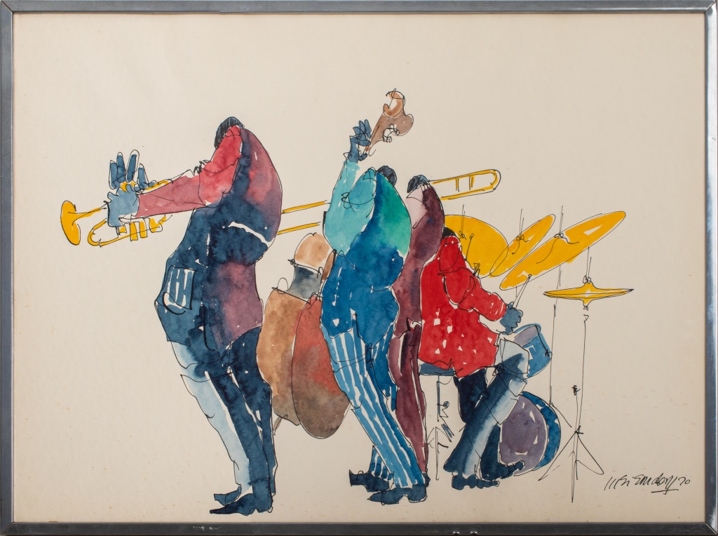 LEO MEIERSDORF JAZZ QUARTET WATERCOLOR