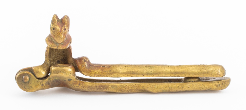 VINTAGE GOLD-TONE METAL SQUIRREL NUTCRACKER