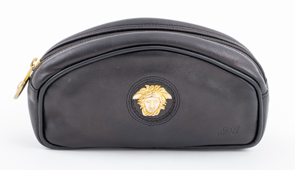 GIANNI VERSACE BLACK LEATHER TRAVEL 2bb6d0