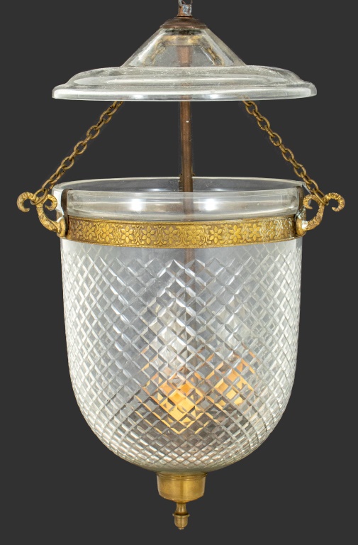 REGENCY STYLE BRASS-MOUNTED GLASS