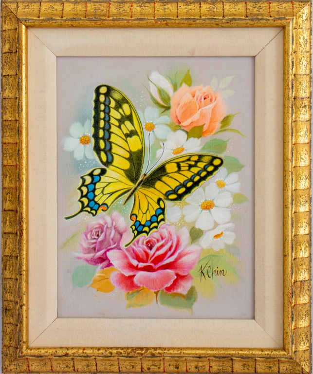 K CHIN STILL LIFE WITH BUTTERFLY 2bb77b