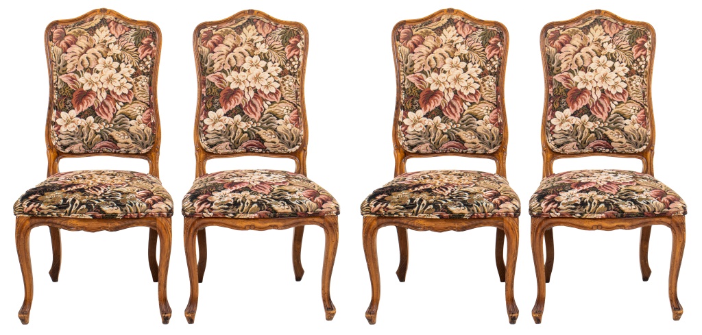 LOUIS XV STYLE DINING SIDE CHAIRS  2bb7ff