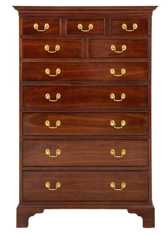 LEOPOLD STICKLEY CHERRY WOOD CHEST OF