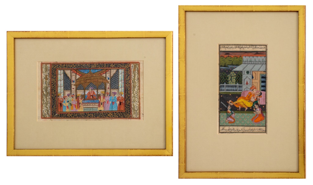 INDIAN ILLUMINATED MANUSCRIPT PAINTINGS  2bb83b