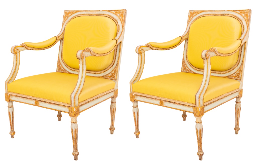 VENETIAN NEOCLASSICAL ARM CHAIRS  2bb988