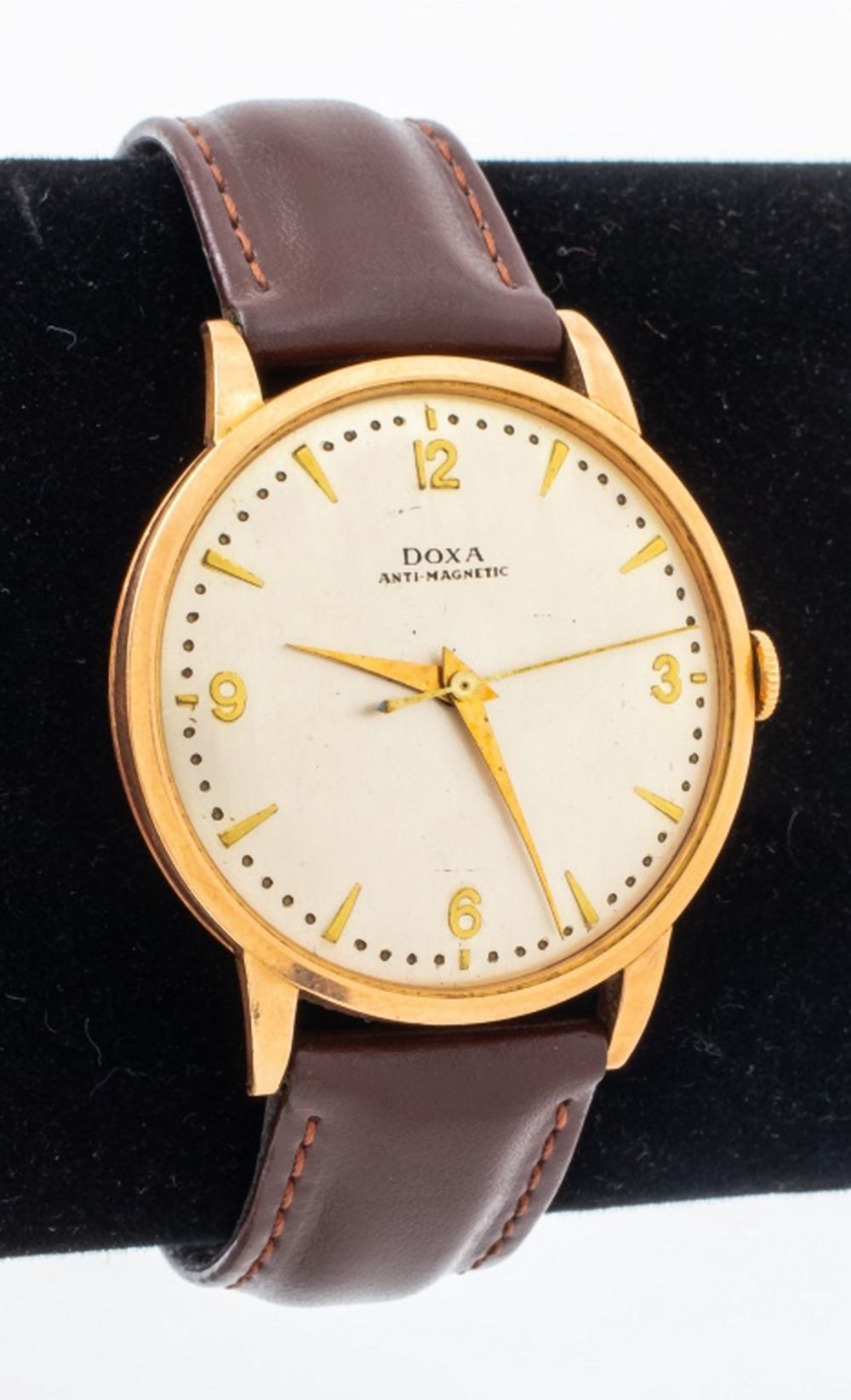 VINTAGE DOXA 14K ROSE GOLD WRISTWATCH 2bbadd