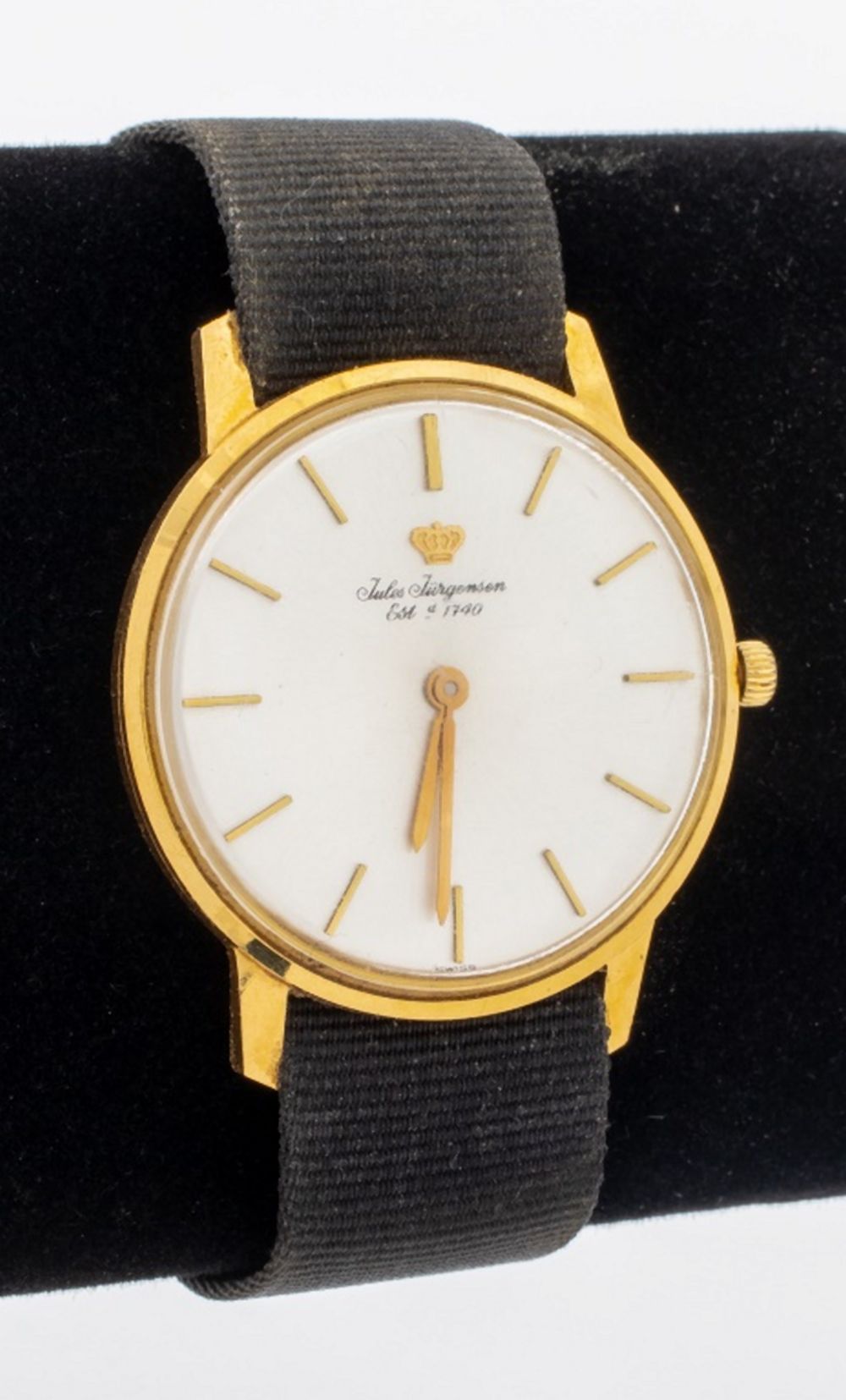 JULES JURGENSEN 18K YELLOW GOLD 2bbade