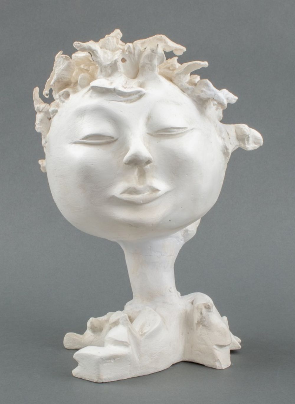 NORMAN CARTON 'HEAD IN HAND' PLASTER