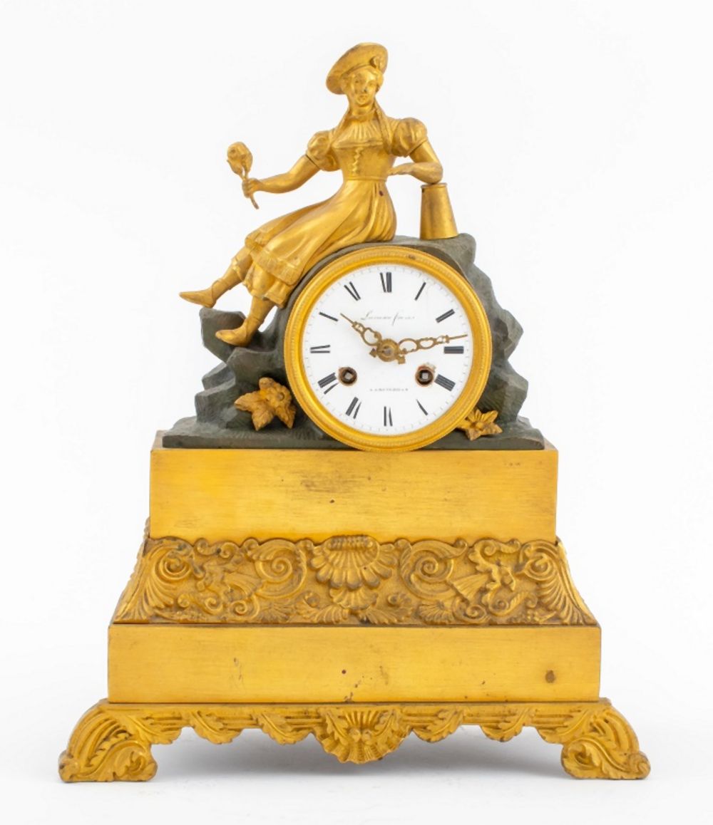 LOUIS PHILIPPE ORMOLU AND PATINATED